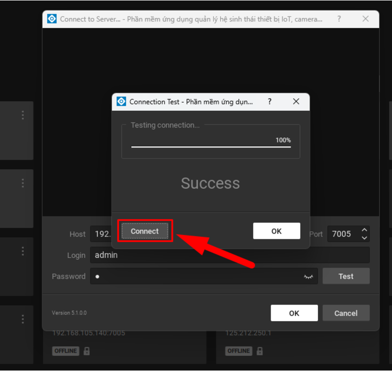 click_connect_server